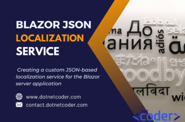 Creating a custom JSON-based localization service for the Blazor server application
