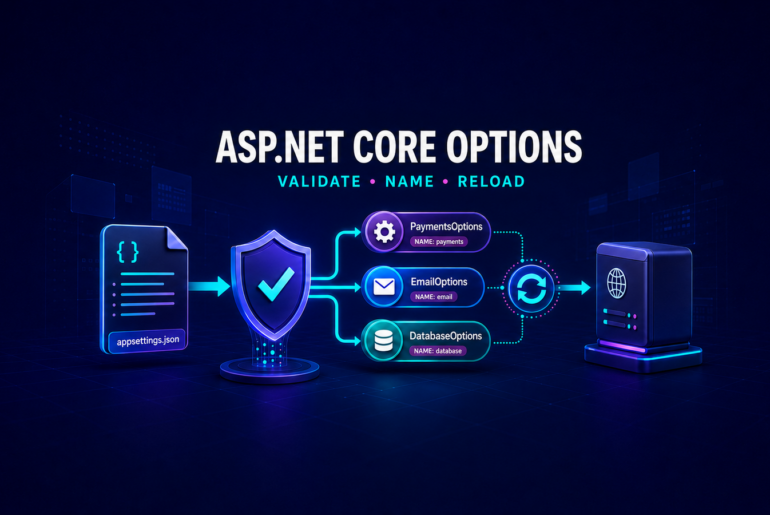 ASP.NET Core Options Pattern with validation, named options, and configuration reload