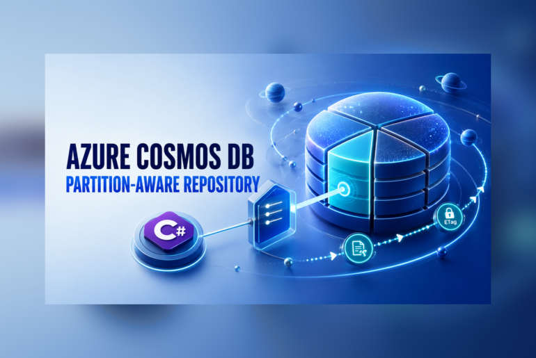 Partition-aware Azure Cosmos DB repository in C# using partition keys and ETags