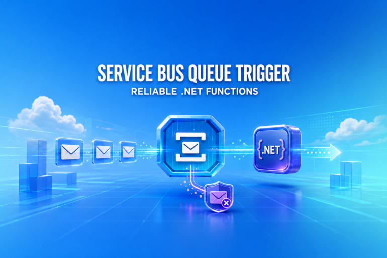 Azure Service Bus queue trigger processing messages with a reliable .NET Azure Function