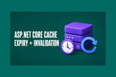 ASP.NET Core in-memory cache showing expiration and invalidation controls