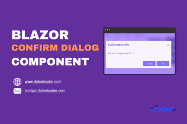 Creating a Blazor Confirm Dialog component