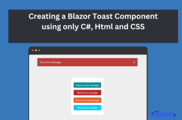 Creating a blazor toast component using only C#, Html and CSS