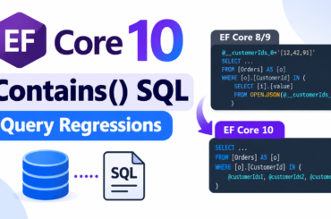 EF Core 10 Contains SQL query regressions