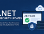 .NET security updates showing production runtime verification for .NET 10.0.10