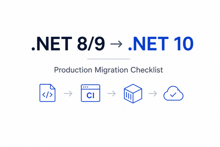 Upgrade .NET 8 and .NET 9 to .NET 10 production migration