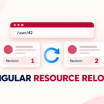 Angular route resource reload at the same URL
