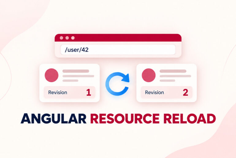 Angular route resource reload at the same URL