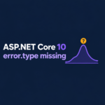 ASP.NET Core 10 handled exception metric with a missing error.type tag