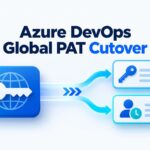 Azure DevOps global PAT cutover from one broad token to organization-scoped and short-lived credentials