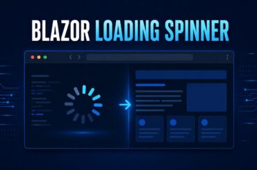 Blazor loading spinner component displaying an async loading state