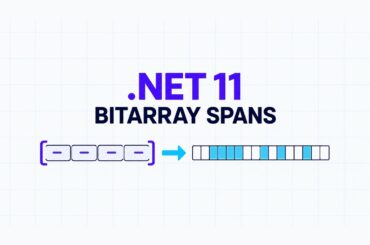 .NET 11 BitArray span input flowing from four byte values into a sixteen-bit array
