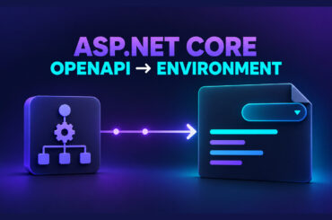 ASP.NET Core CI pipeline generating an OpenAPI document for an explicitly selected host environment