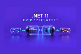 .NET 11 GZip and ZLib codec reset represented by a separated compression core between independent payloads