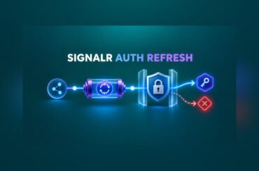 .NET 11 SignalR authentication refresh flow rotating a token through an identity security checkpoint