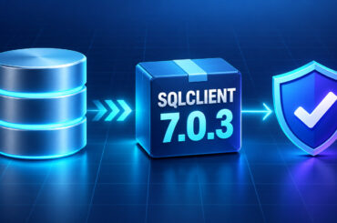 Microsoft.Data.SqlClient 7.0.3 package upgrade between a SQL database and verified production shield