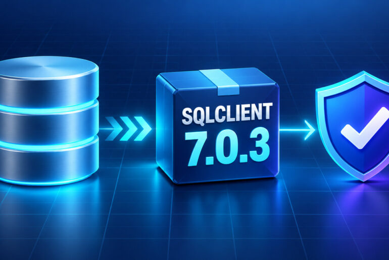 Microsoft.Data.SqlClient 7.0.3 package upgrade between a SQL database and verified production shield