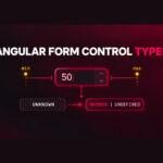 A numeric Angular form control converts unknown min and max inputs into a number or undefined through a type-safe signal pipeline.